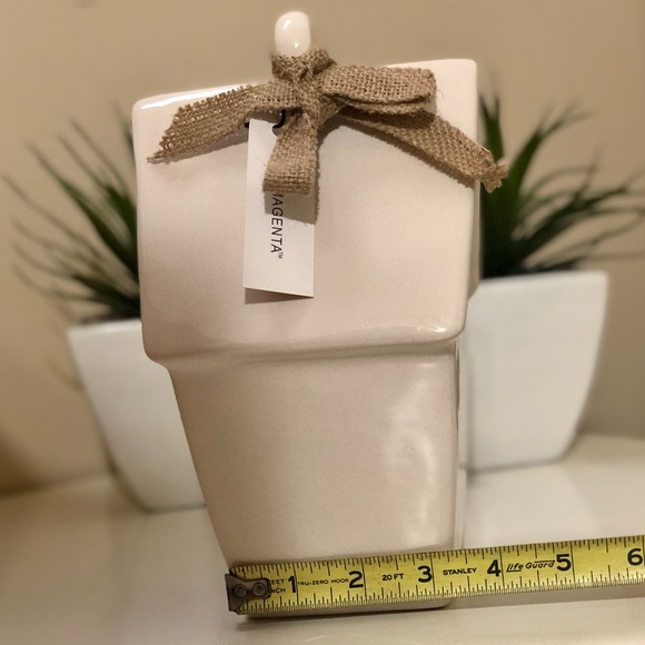 LAST ONE! RAE DUNN Perch Ceramic Birdhouse Home Decor White Farmhouse Pet - Picture 6 of 9